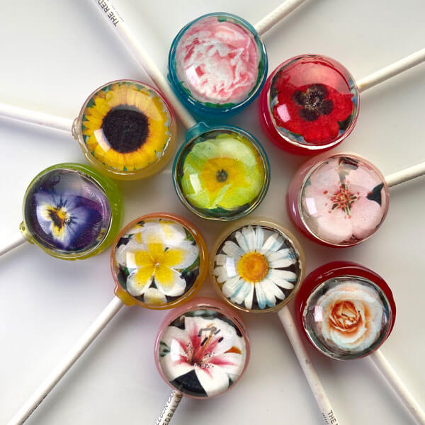 Flower Pops | Lollipops With Spring Flower Designs