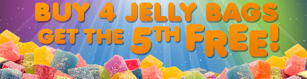 Jelly promo - Buy 4 get the 5th FREE